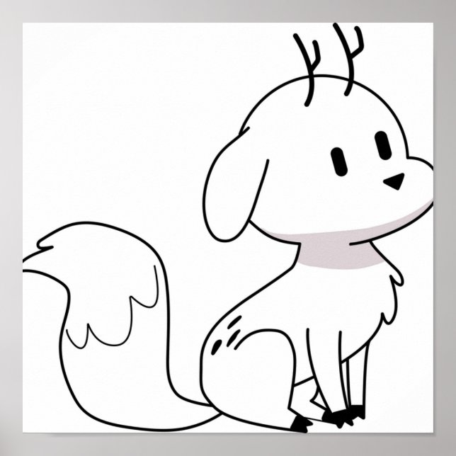 Twig Deerfox Hilda Poster (Framsidan)