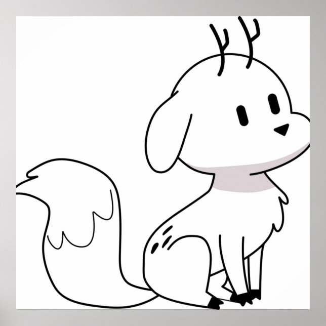 Twig Deerfox Hilda Poster (Framsidan)