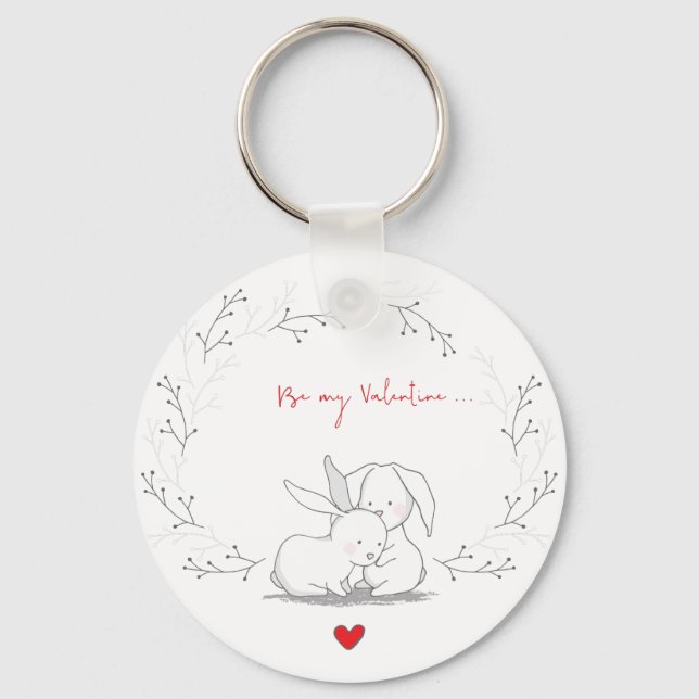 Twigs och kaniner nyckelring (Framsida)