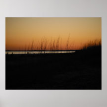 Twilgiht på Sullivans ö, South Carolina