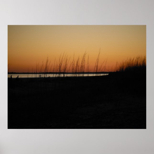 Twilgiht på Sullivans ö, South Carolina Poster (Framsidan)