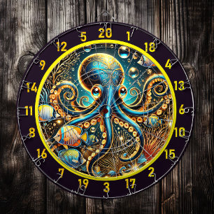 Twilight Abyss Octopus Dartboard Darttavla