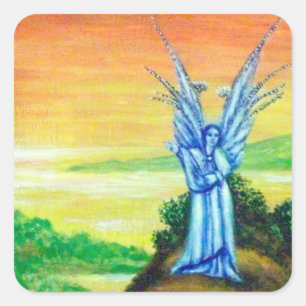TWILIGHT ANGEL FYRKANTIGT KLISTERMÄRKE