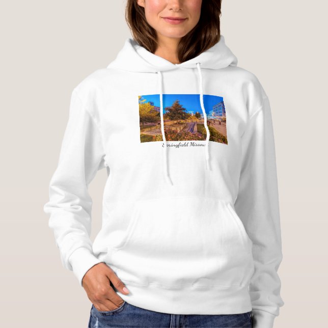 Twilight at Park Central Square Hoodie T Shirt (Framsida)