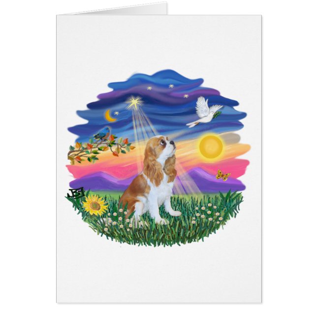 Twilight - Blenheim Cavalier (F) Hälsningskort (Framsidan)