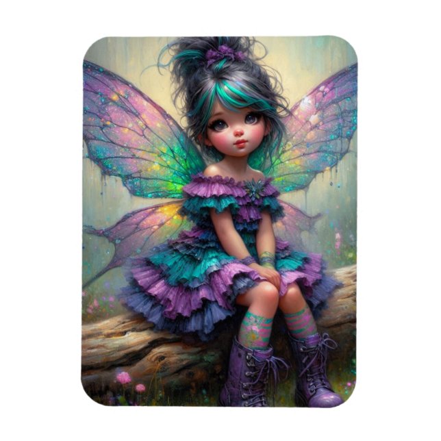 Twilight Blommar Fairy Magnet (Vertikal)