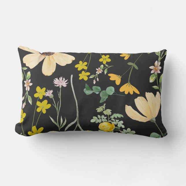 Twilight Bloom Lumbar Pillow Lumbarkudde (Framsida)