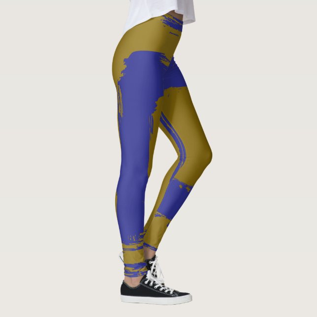 Twilight Blue Yoga  Leggings (Höger)