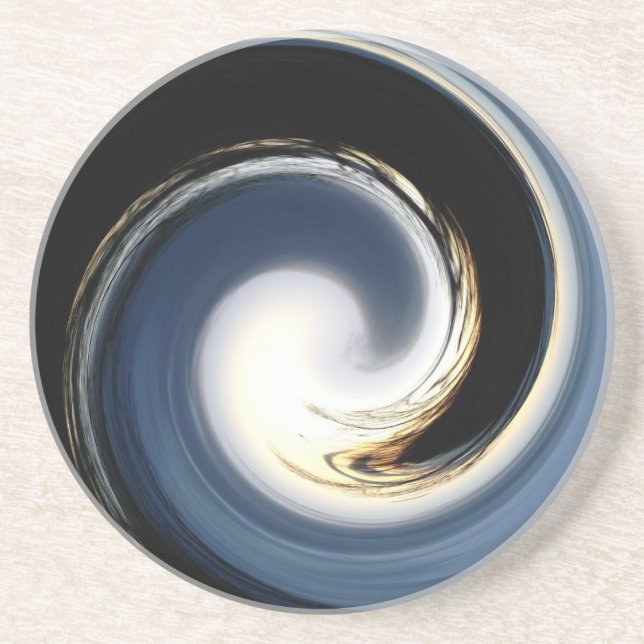 Twilight Blues Swirl underlägg (Framsidan)
