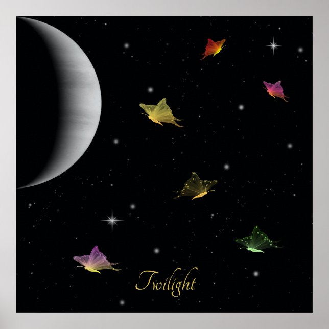 Twilight Butterflies Poster (Framsidan)