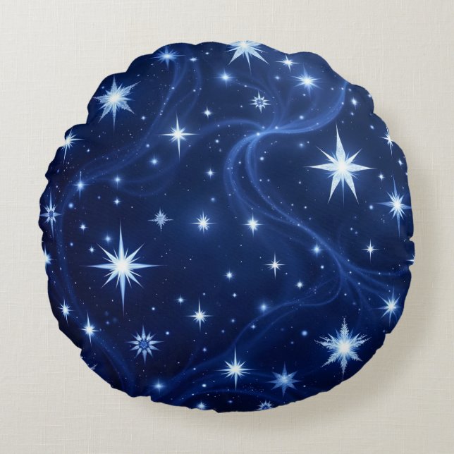 Twilight Drift Rund Kudde (Framsidan)