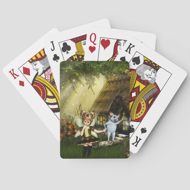 Twilight Fairy Haven Spelkort (Baksidan)