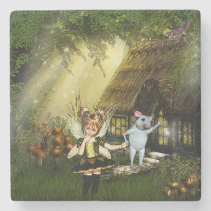 Twilight Fairy Haven Underlägg Sten
