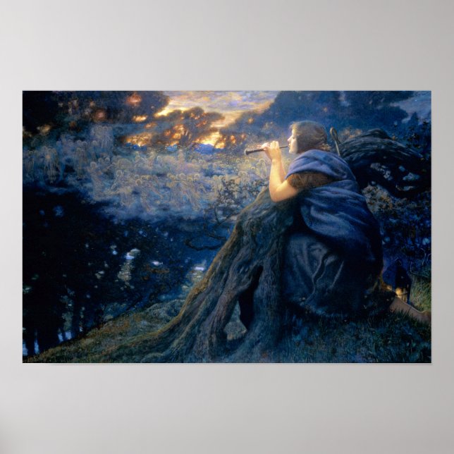 Twilight Fantasies by Edward Robert Hughes Poster (Framsidan)