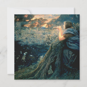 “Twilight Fantasy” av Edward Robert Hughes Julkort
