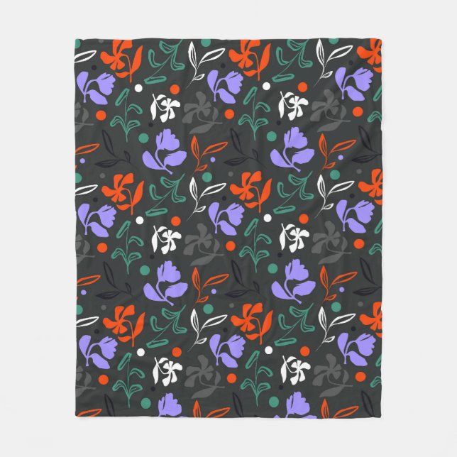 Twilight Flora Fleecefilt (Framsidan)