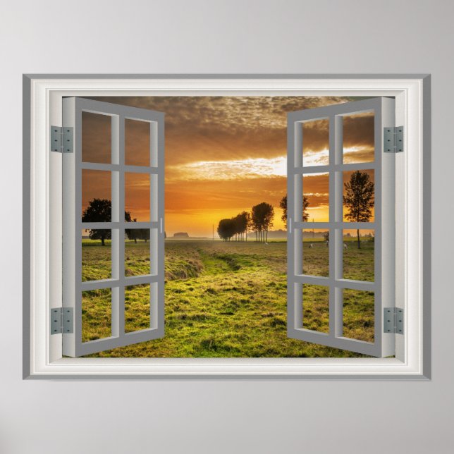 Twilight från Cattle Ranch Faux Window Poster (Framsidan)