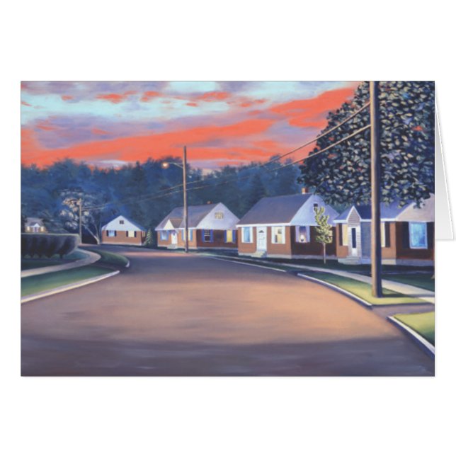 Twilight Glow 1997 Hälsningskort (Framsidan Horizontal)