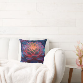 Twilight Glow Lila Succult - Reflective Beauty Kudde