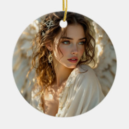 Twilight Guardian - gel of Gilded Vingar Julgransprydnad Keramik