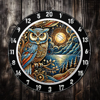 Twilight Guardian Uggla Dartboard Art Darttavla