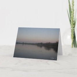 Twilight, Harthill Ponds, Harthill med Woodall. Kort