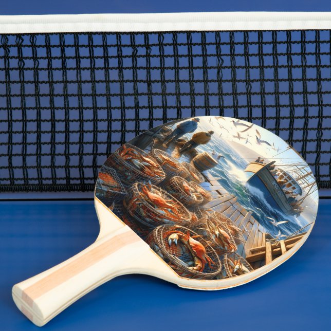 Twilight Harvest Fishermen Collating Crabs Pingisracket (Insitu)