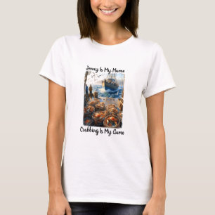 Twilight Harvest Fishermen Collating Crabs T Shirt