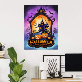 Twilight Haunt: En Whimsical Halloween Äventyr Poster