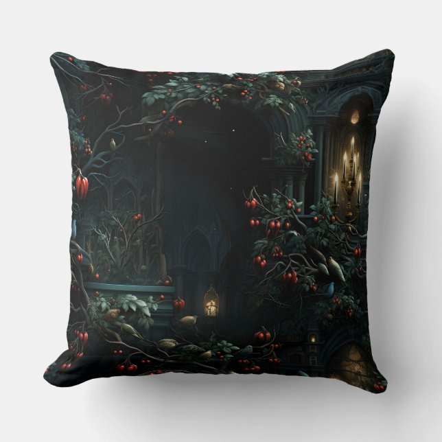 Twilight Helgdag Enchantment Botanical Kudde (Framsida)