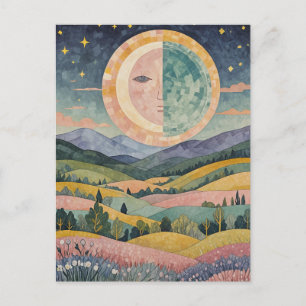 Twilight Hillside Vykort