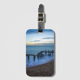 Twilight Himlar over Shoreline and Breakwater Bagagebricka