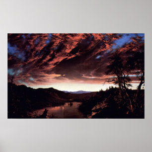 Twilight in Wilderness -Frederick Edwin Church Poster