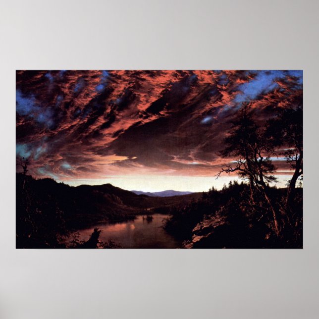 Twilight in Wilderness -Frederick Edwin Church Poster (Framsidan)