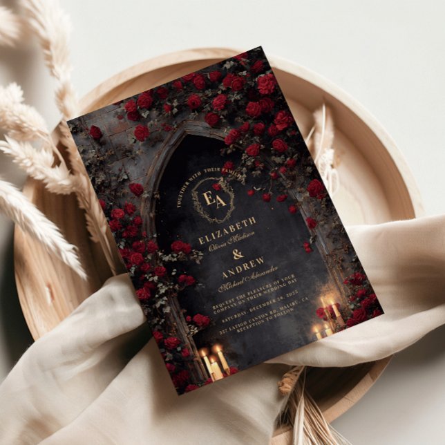 Twilight Lantern Arch Bröllop Inbjudningar (Skapare uppladdad)