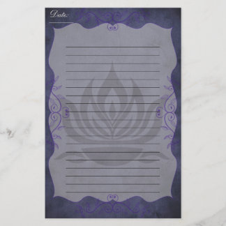 Twilight Lotus Pappersvaror Brevpapper