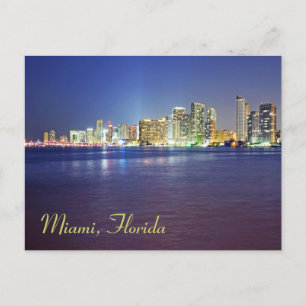 Twilight Miami, Florida Vykort