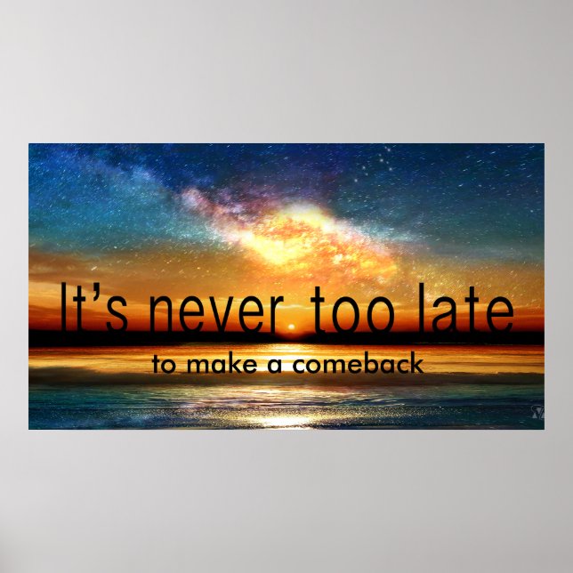 Twilight Milky Way Poster (Framsidan)