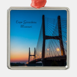 Twilight på Bill Emerson Bridge Julgransprydnad Metall