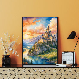 Twilight på Enchanted Castle Poster