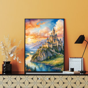 Twilight på Enchanted Castle Poster