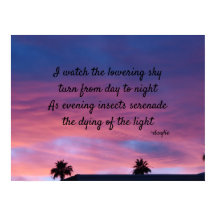 Twilight - poetry Art