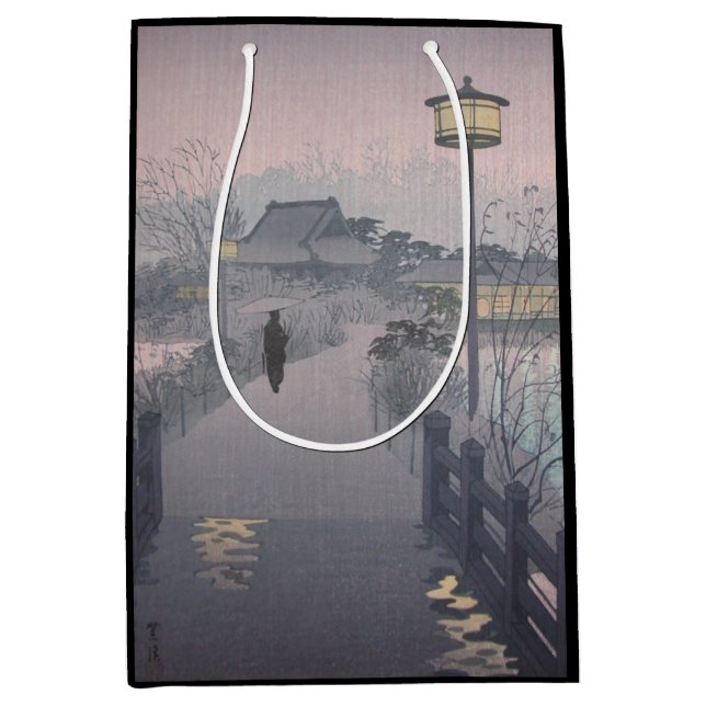 Twilight Rain på Väg till Shinobazu i Japan (Framsidan)