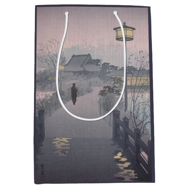 Twilight Rain på Väg till Shinobazu i Japan (Framsidan)