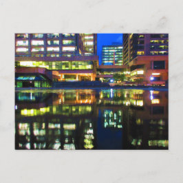 Twilight Reflections City Hall Hull Quebec Vykort