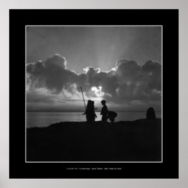 TWILIGHT-ROLIGT (svart bakgrund) Poster