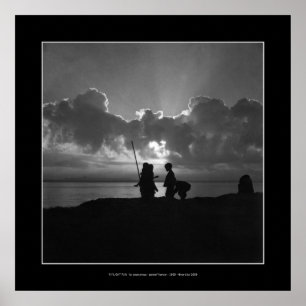 TWILIGHT-ROLIGT (svart bakgrund) Poster