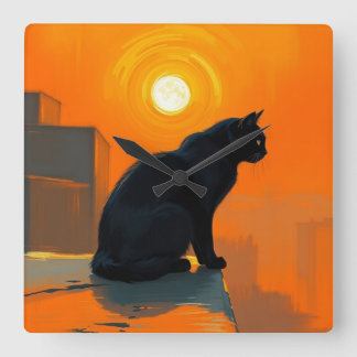 Twilight Sentinel Fyrkantig Klocka