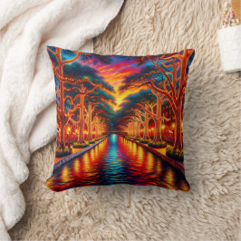 "Twilight Serenity: San Antonio Riverwalde" Kudde