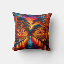 "Twilight Serenity: San Antonio Riverwalde" Kudde